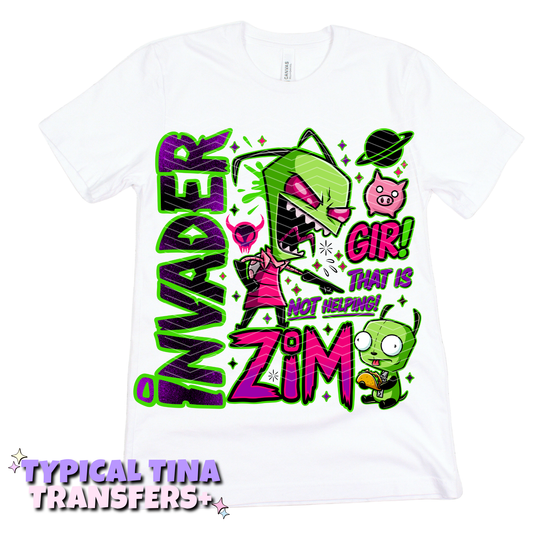 Invader | DTF Transfers | POD