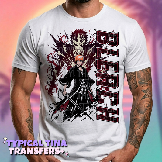 Bl3ach | DTF Transfers | POD