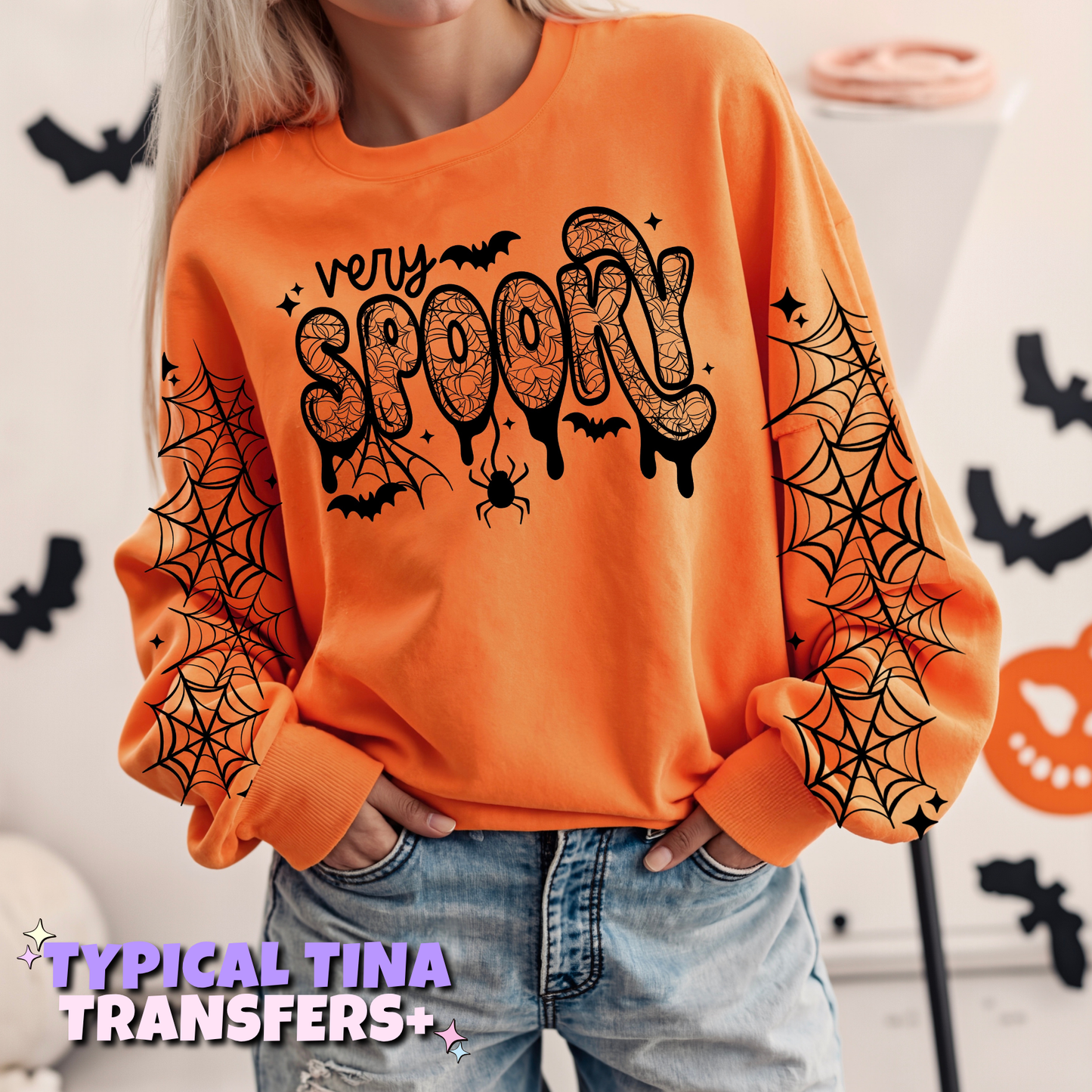 Very Spooky and webs | DTF Transfers | POD