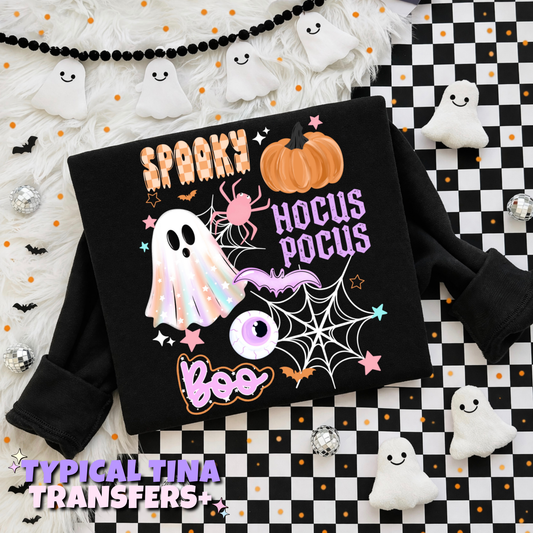 Spooky hocus pocus boo | DTF Transfers | POD