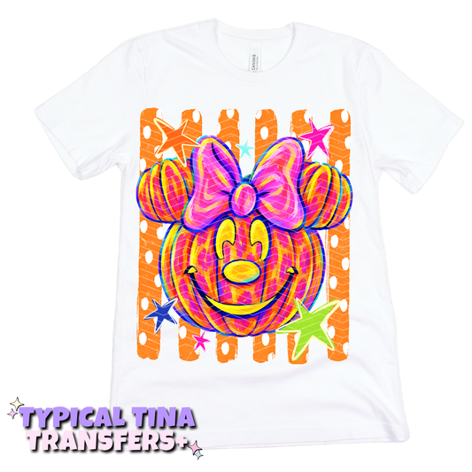 Preppy M Pumpkins | DTF Transfers | POD
