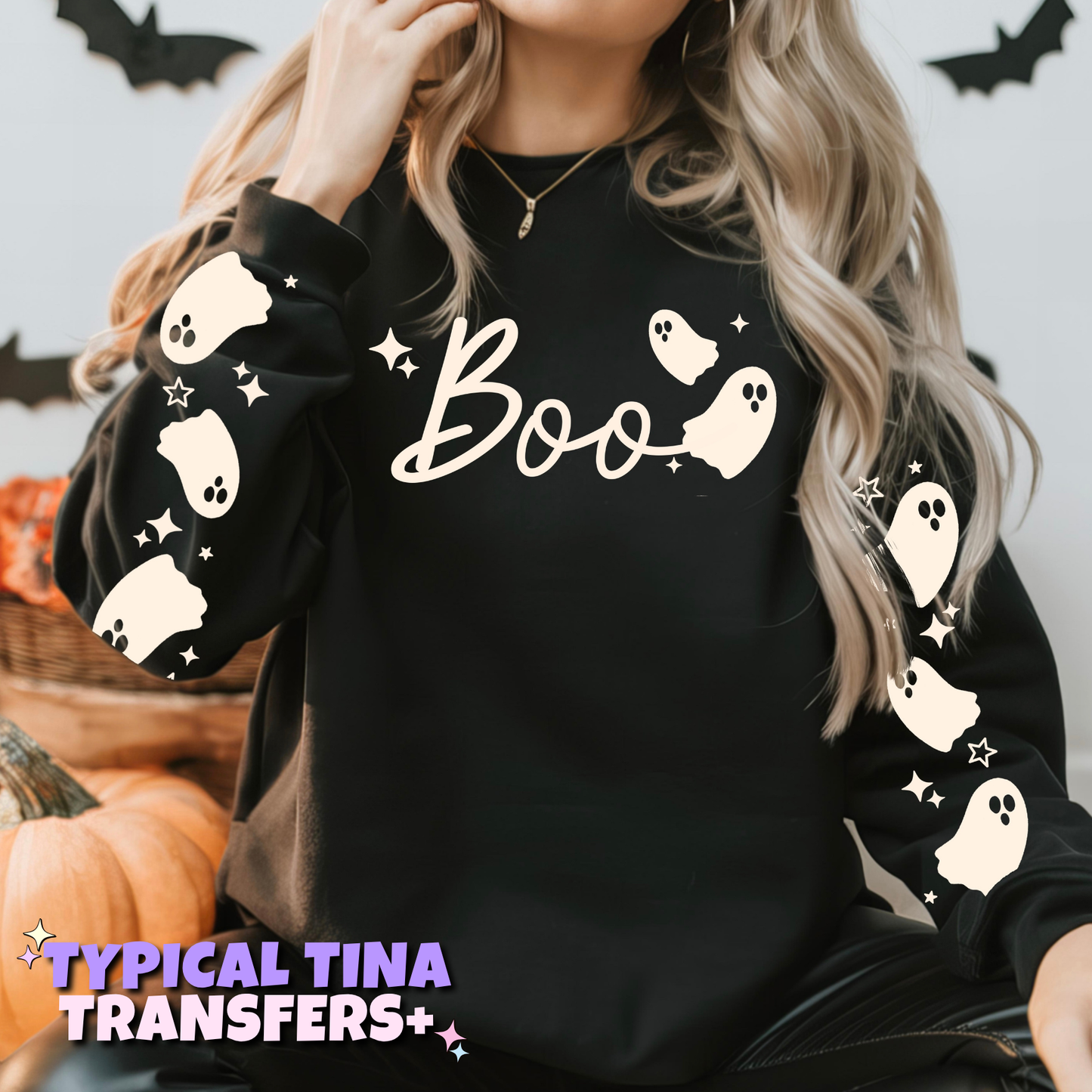 Boo with ghosts | DTF Transfers | POD