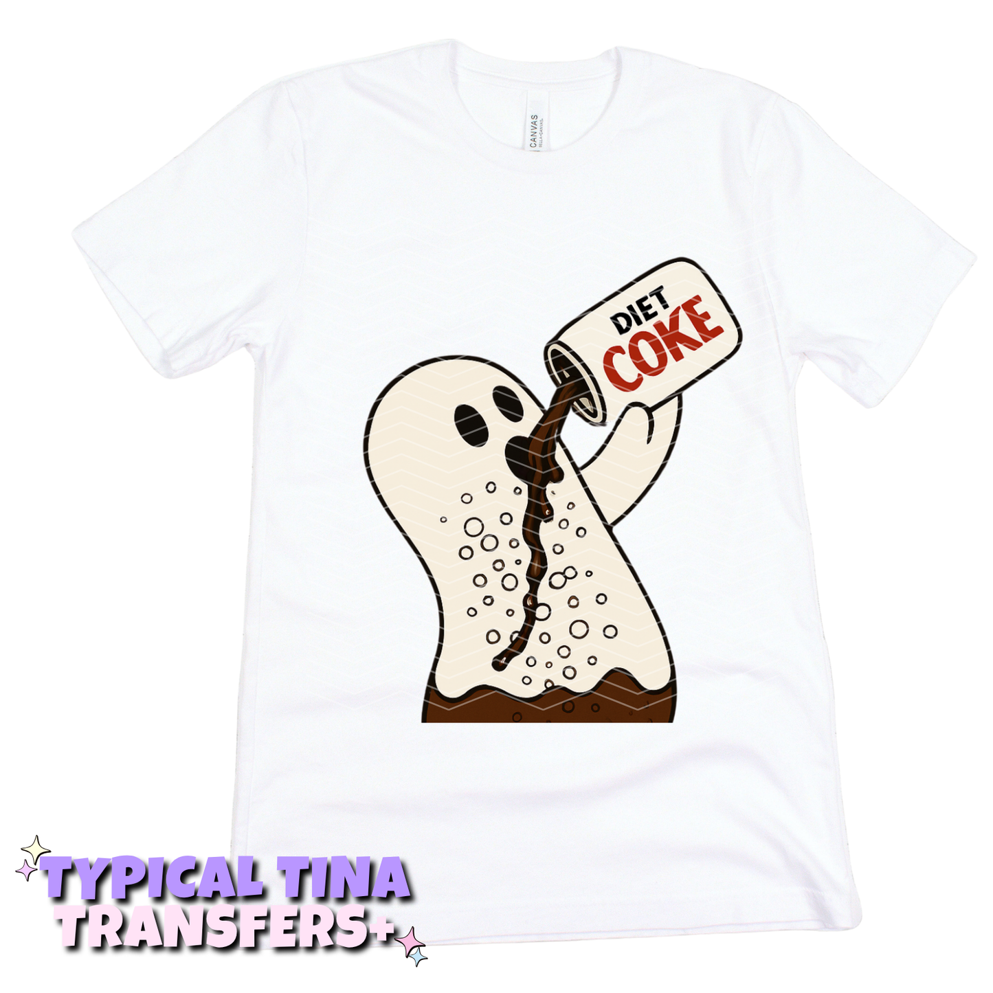 Ghost and diet soda | DTF Transfers | POD