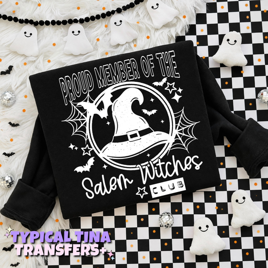 Proud member of the salem witches club | DTF Transfers | POD