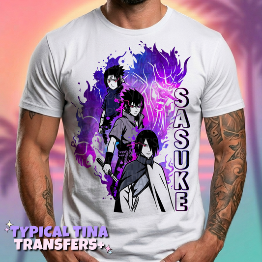 Sasuk3 purple | DTF Transfers | POD