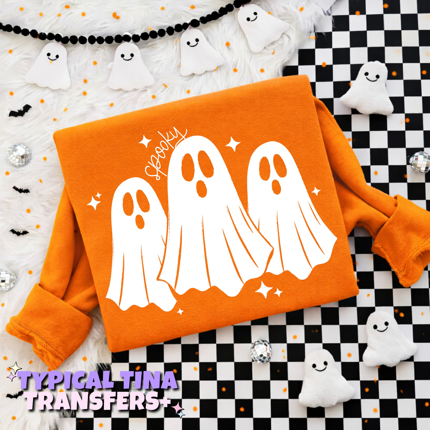 Spooky Ghosts (patterns) | DTF Transfers | POD