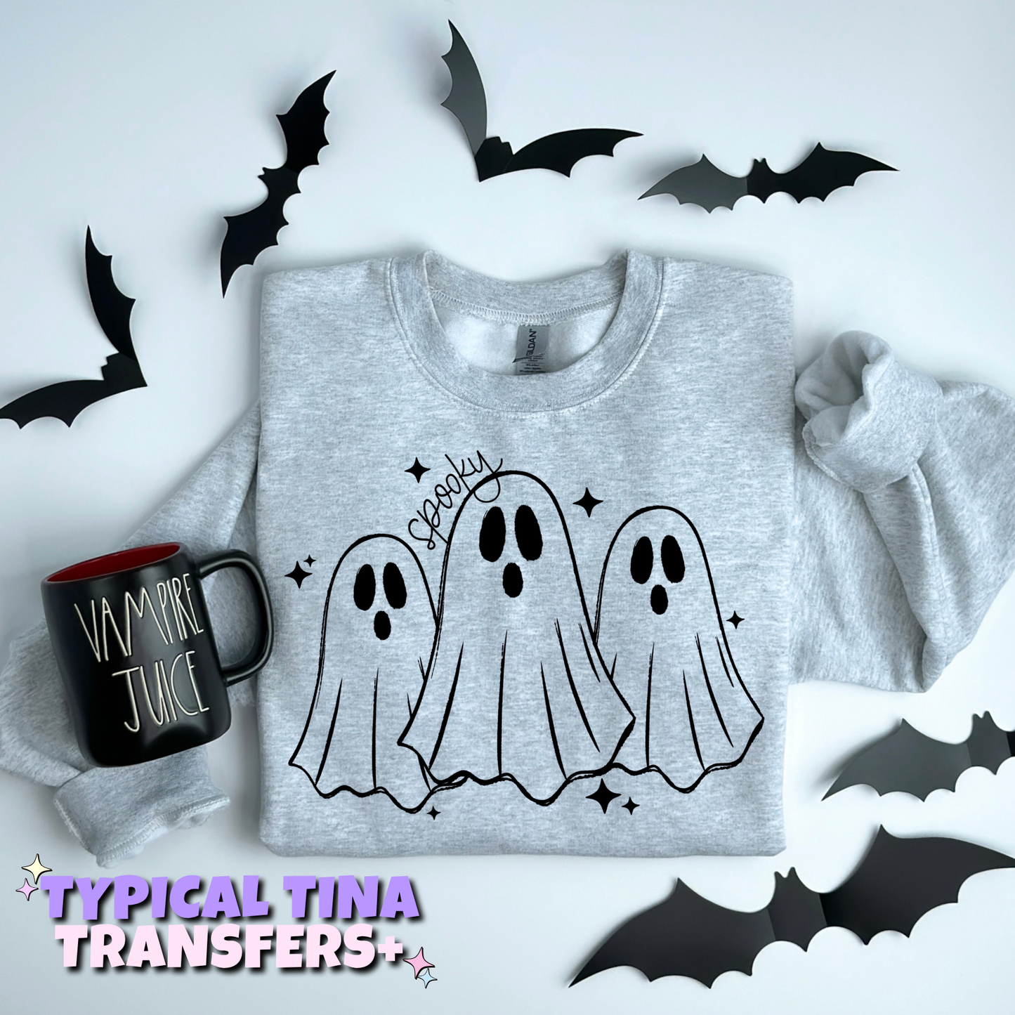 Spooky Ghosts (patterns) | DTF Transfers | POD