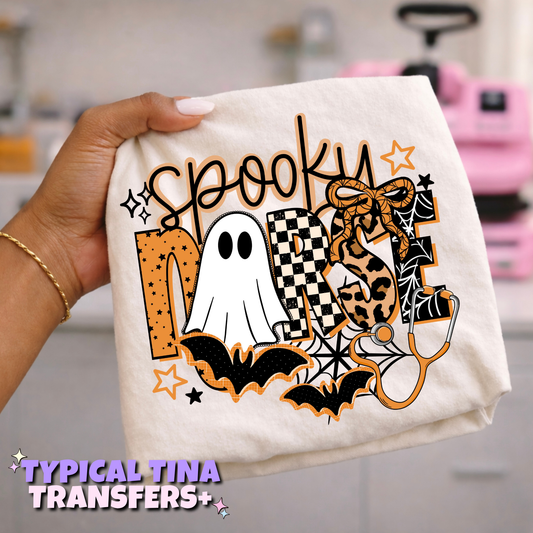 Spooky Nurse | DTF Transfers | POD