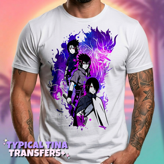 Sasuk3 purple | DTF Transfers | POD