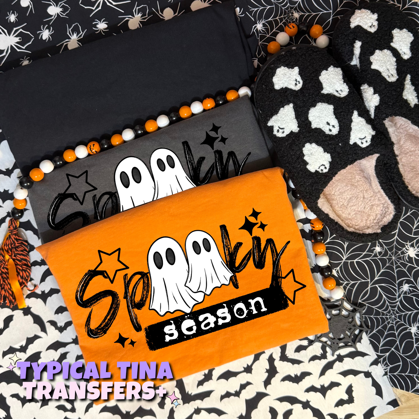 Spooky Season ( 2 ghosts) | DTF Transfers | POD