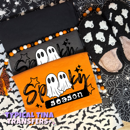 Spooky Season ( 2 ghosts) | DTF Transfers | POD