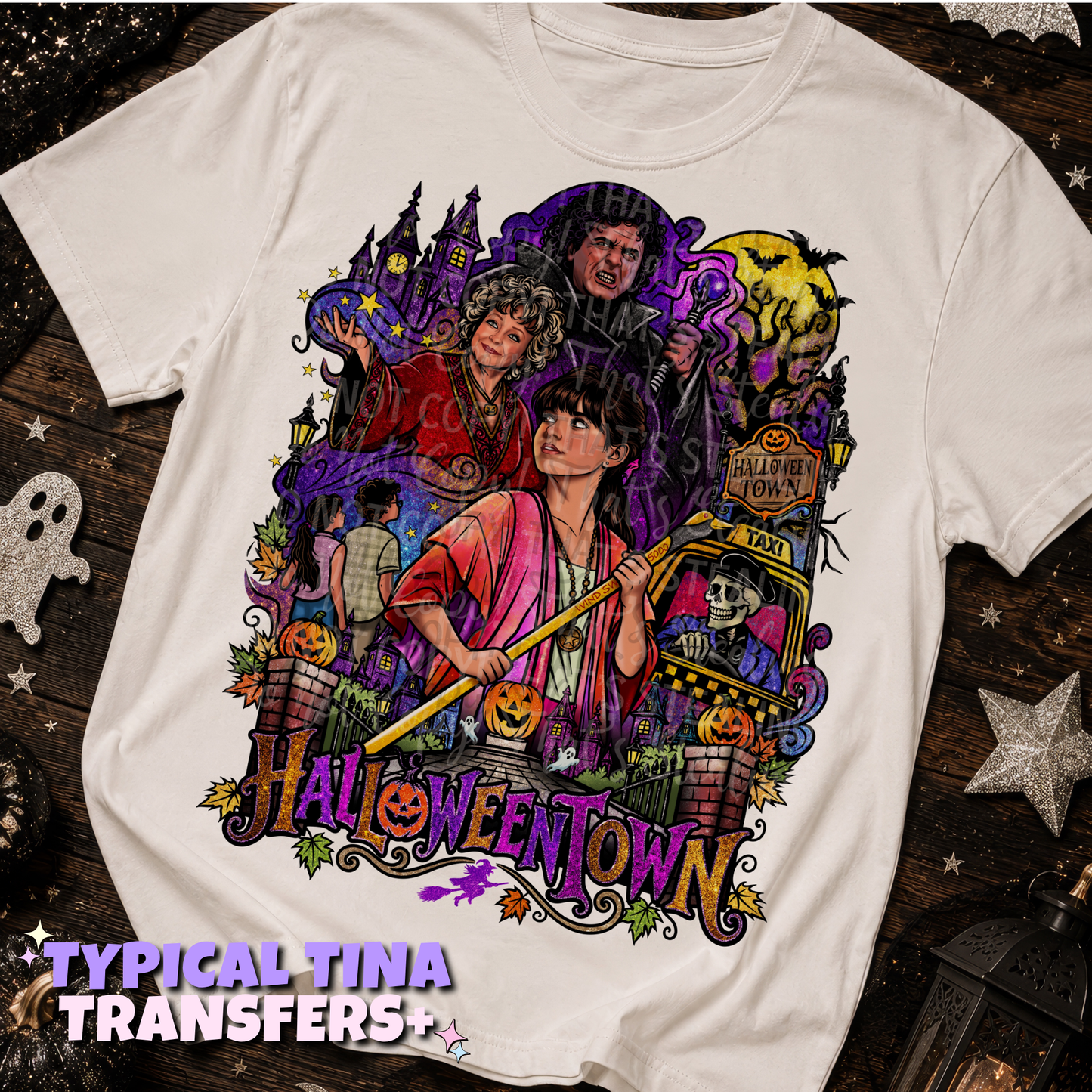 Hallow town (girl in middle) | DTF Transfers | POD