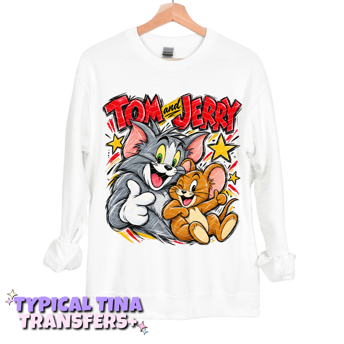T&J - cat and mouse | DTF Transfers | POD