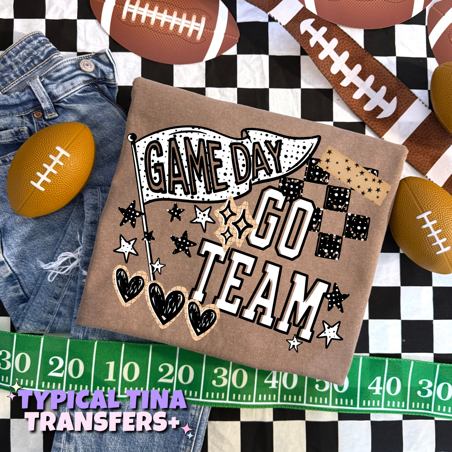 Game day go team | DTF Transfers | POD