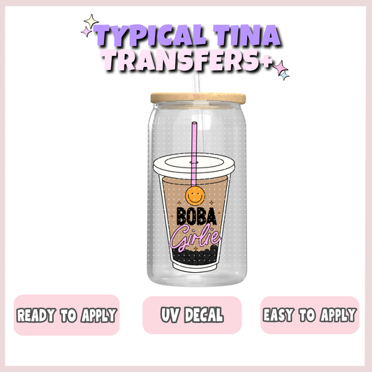 Boba Drinks | UV decals | POD