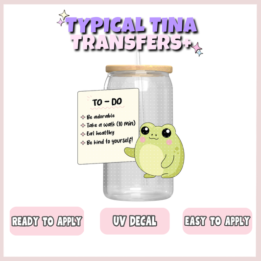 Frog: to do list | UV decals | POD