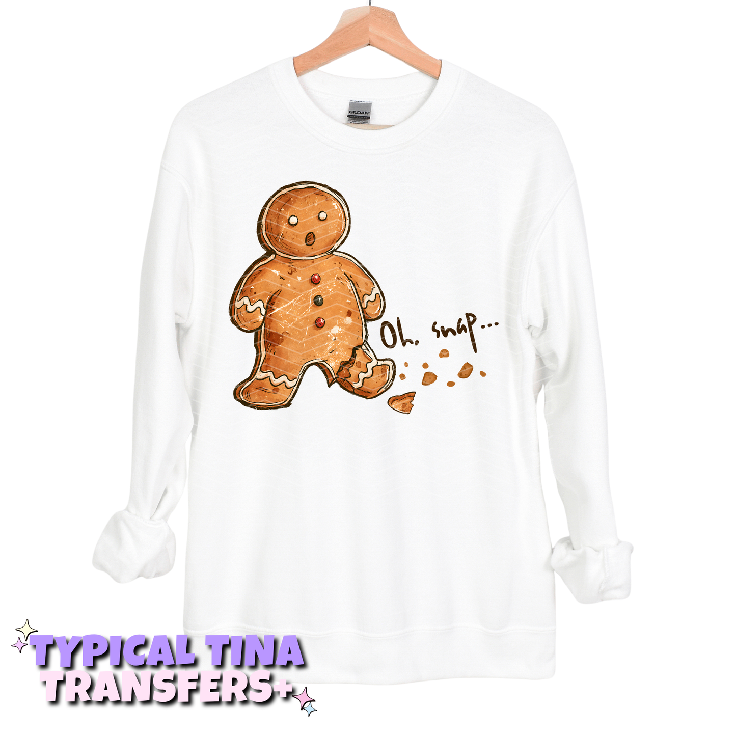 oh snap ginger cookie | DTF Transfers | POD