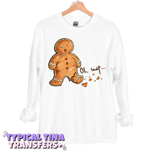 oh snap ginger cookie | DTF Transfers | POD