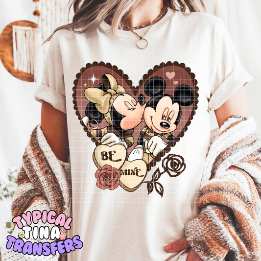 Be Mine Mouse | DTF Screen Print | POD