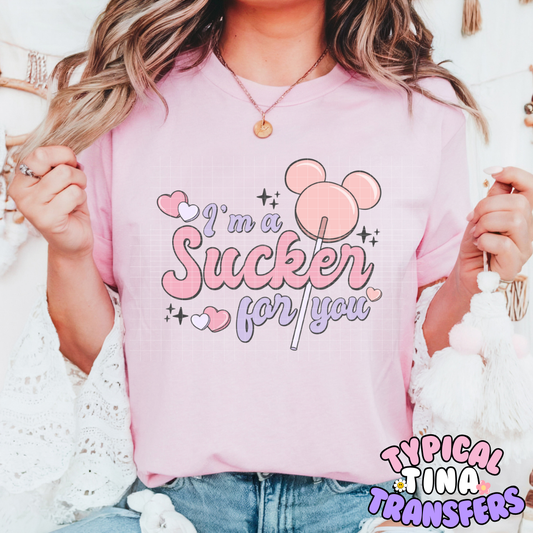 Sucker for you | DTF Screen Print | POD