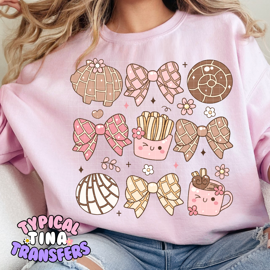 Kawaii Pan Dulce | DTF Screen Print | POD