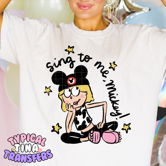 Liz - sing to me | DTF Transfer | POD