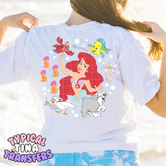 Mermaid Bubbles | DTF Transfer | POD