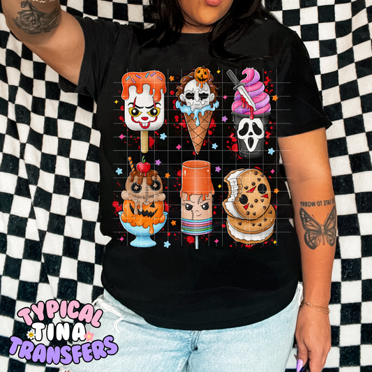 Ice Cream Horror | DTF Transfer | POD