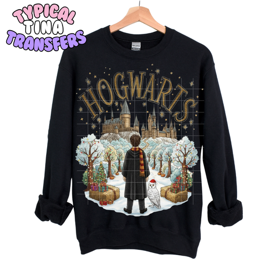 Xmas at Hog W - Harry | DTF Screen Print | POD