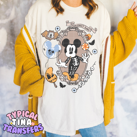 Mainstreet mick halloween Frame |  DTF Transfer | POD