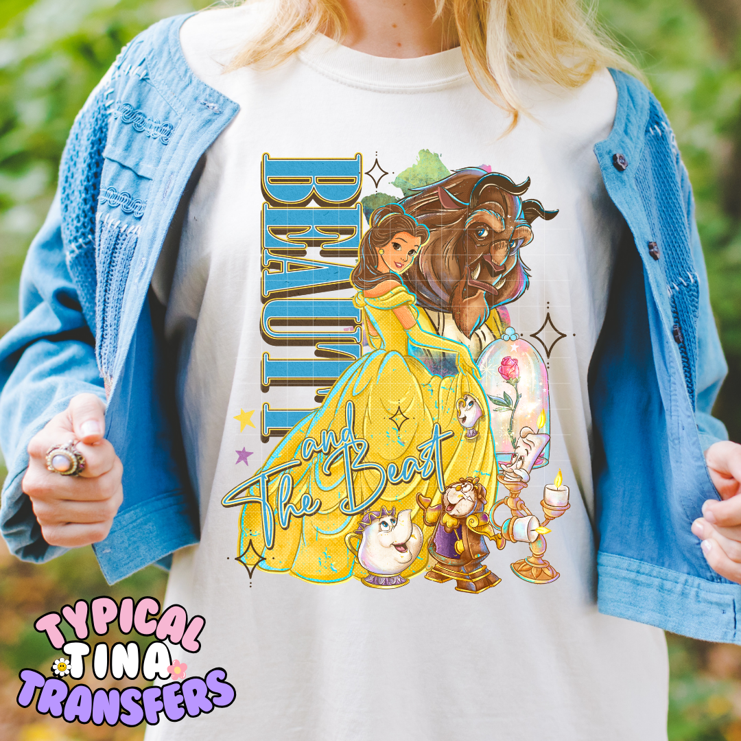 Beauty 90's color tone | DTF Screen Print | POD - choose design