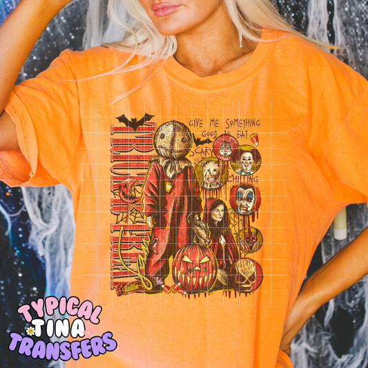 trick o treat Sam | DTF Screen Print | 12" Adult