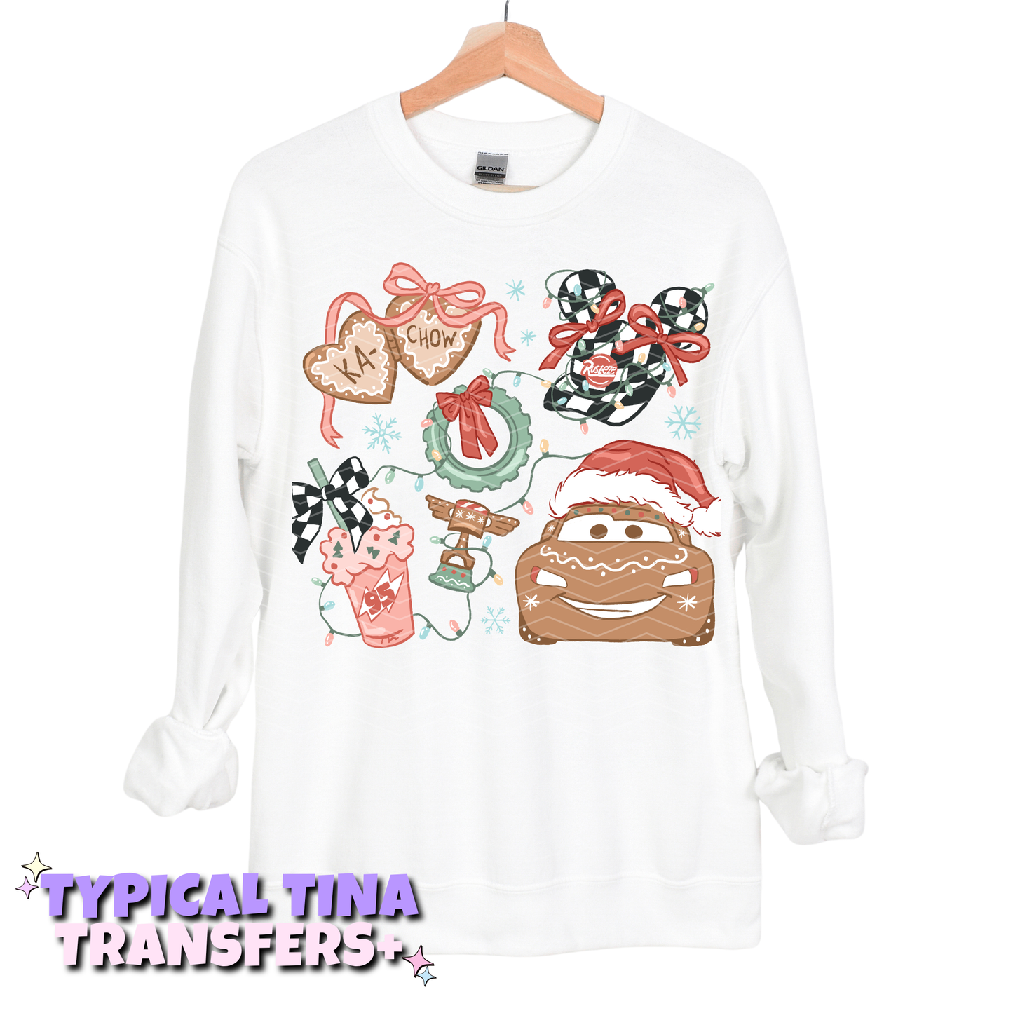 Gingerbread Car | DTF Transfers | POD