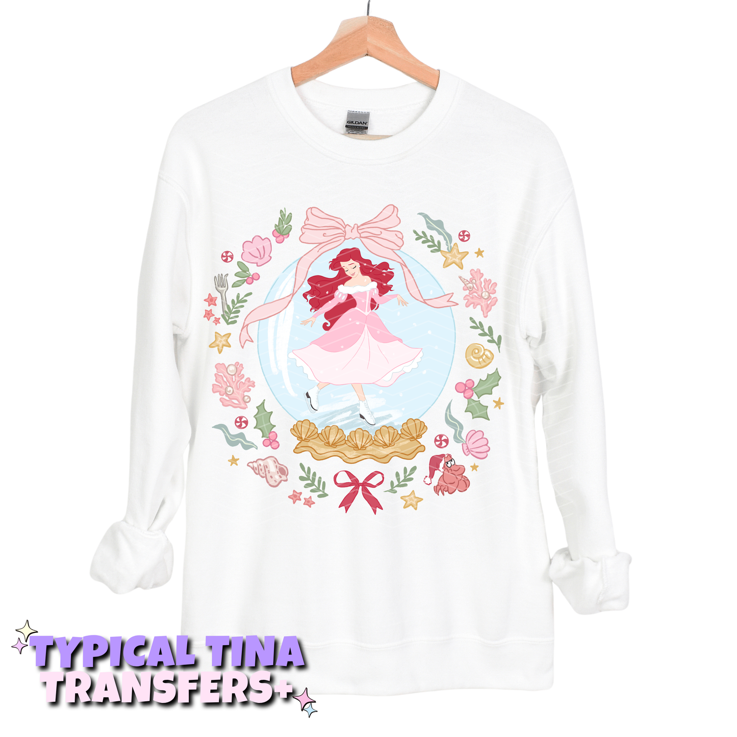 Princess A Snowglobe | DTF Transfers | POD