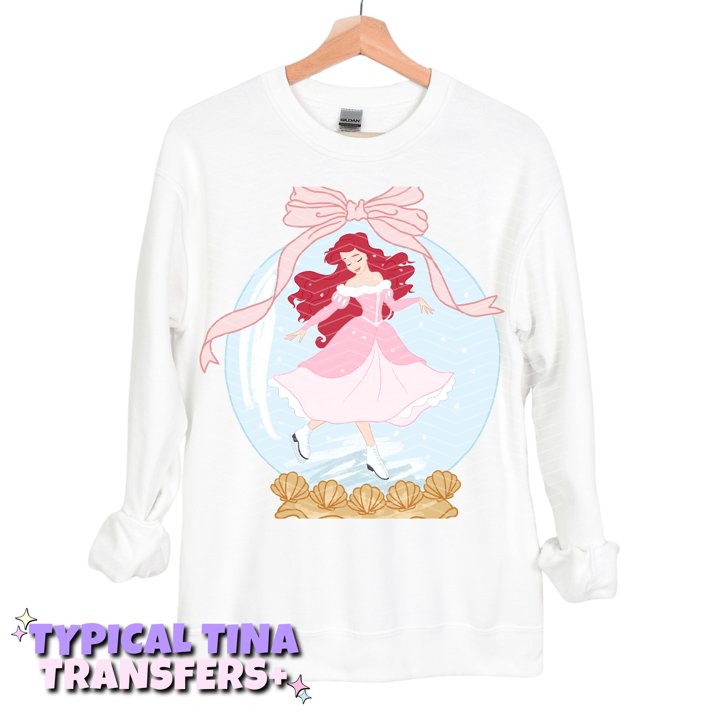 Princess A Snowglobe | DTF Transfers | POD