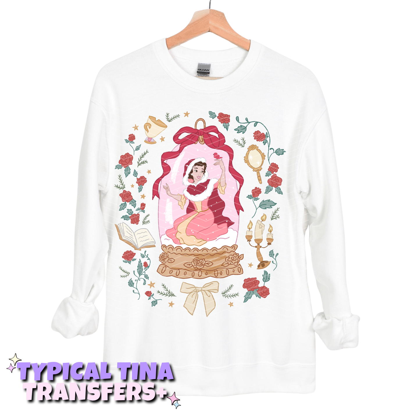 Princess B Snowglobe | DTF Transfers | POD