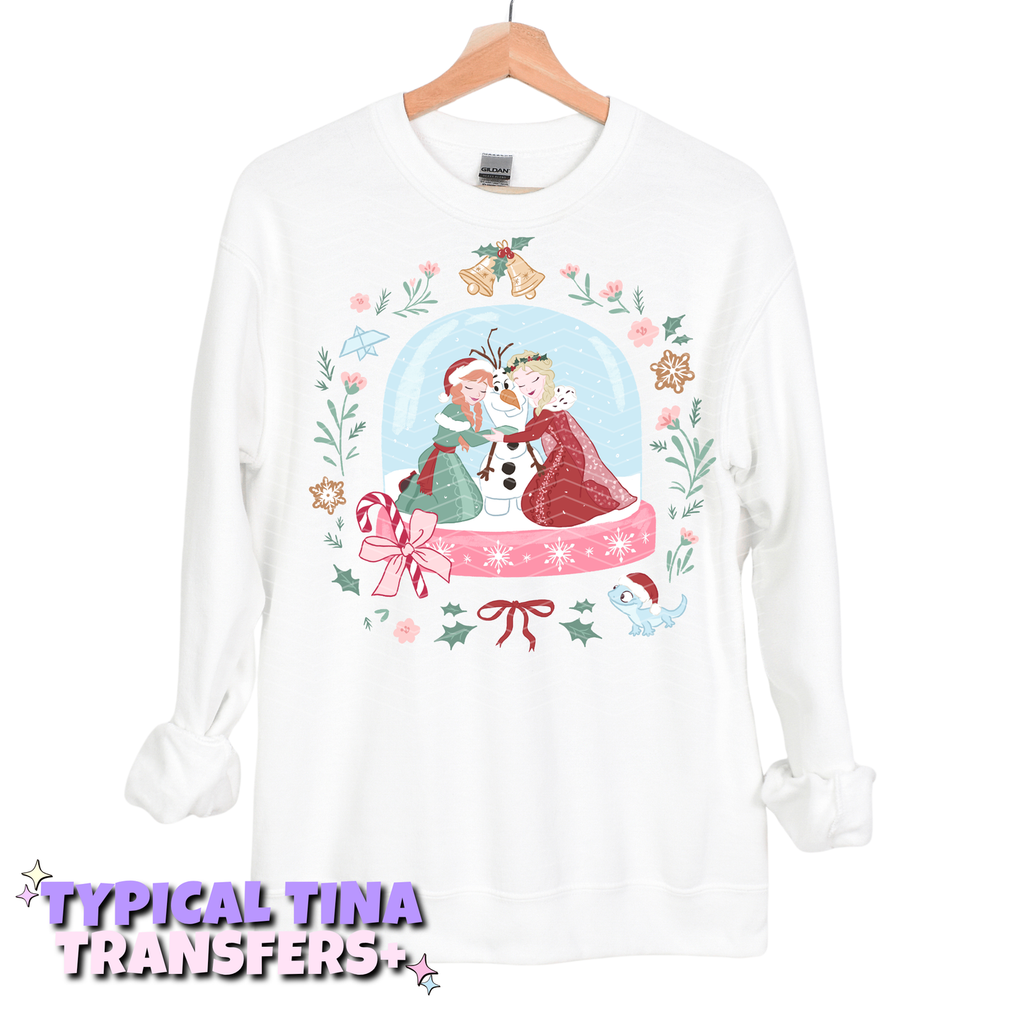 Princess E & A Snowglobe | DTF Transfers | POD