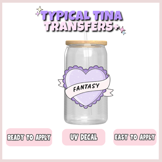 Fantasy heart | UV decals | POD
