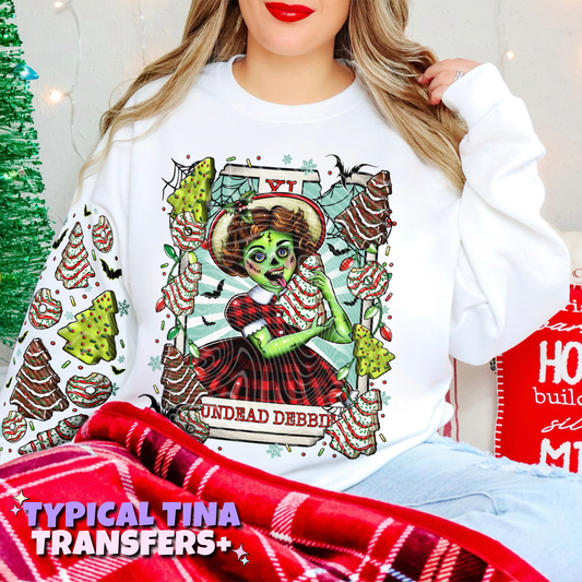 Creepy Tarot Xmas - undead debbie | DTF Transfers | POD