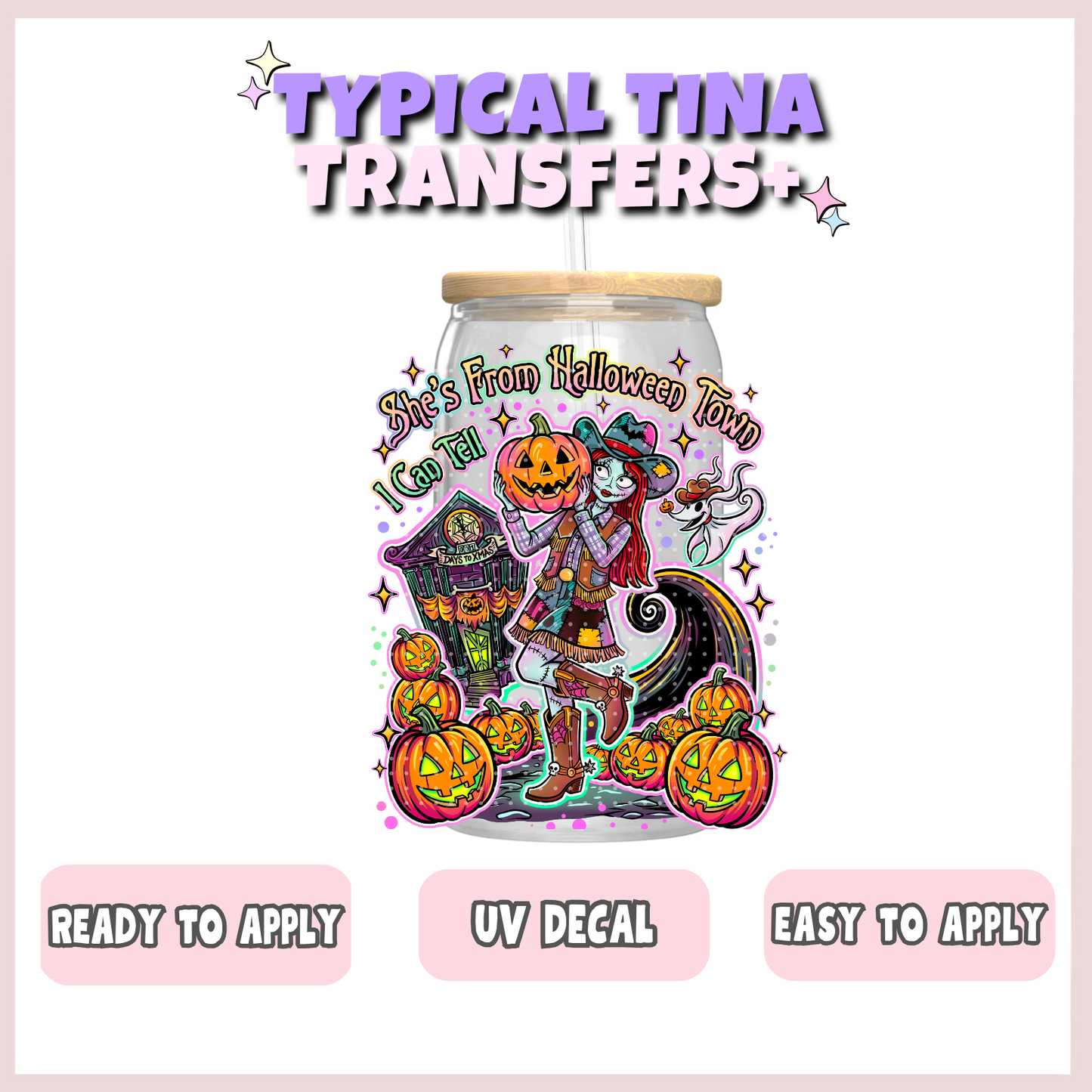 She's from Halloween town | UV decals | POD
