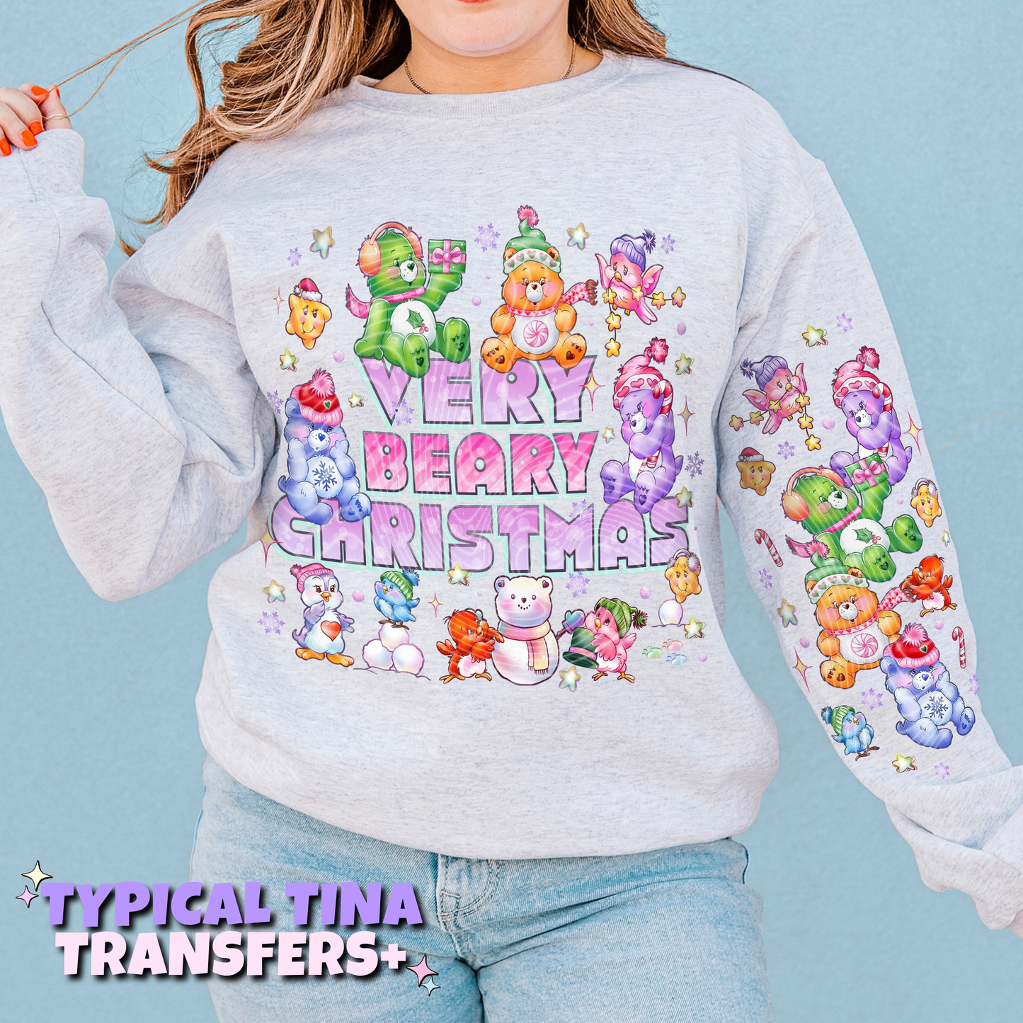 Very beary Christmas | DTF Transfers | POD