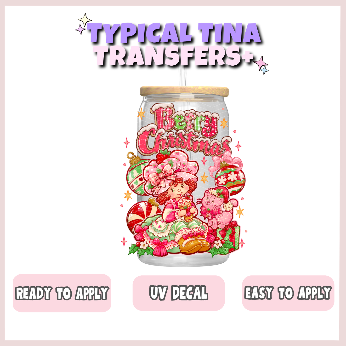 Berry Christmas | UV decals | POD