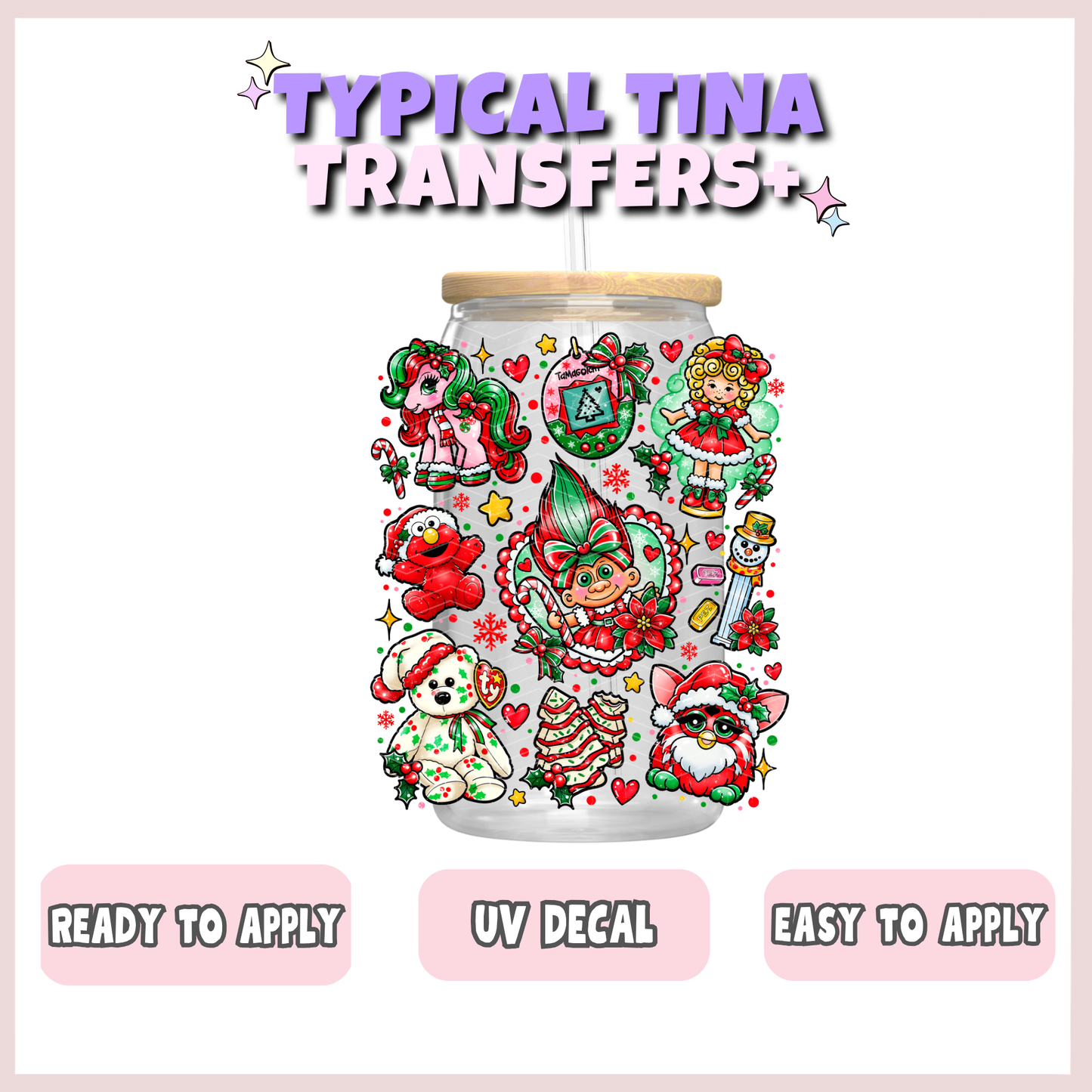 90's Xmas Nostalgia | UV decals | POD