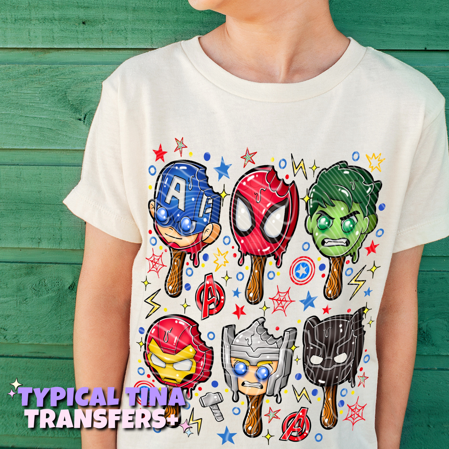 S Heros popsicles | DTF Transfers | POD