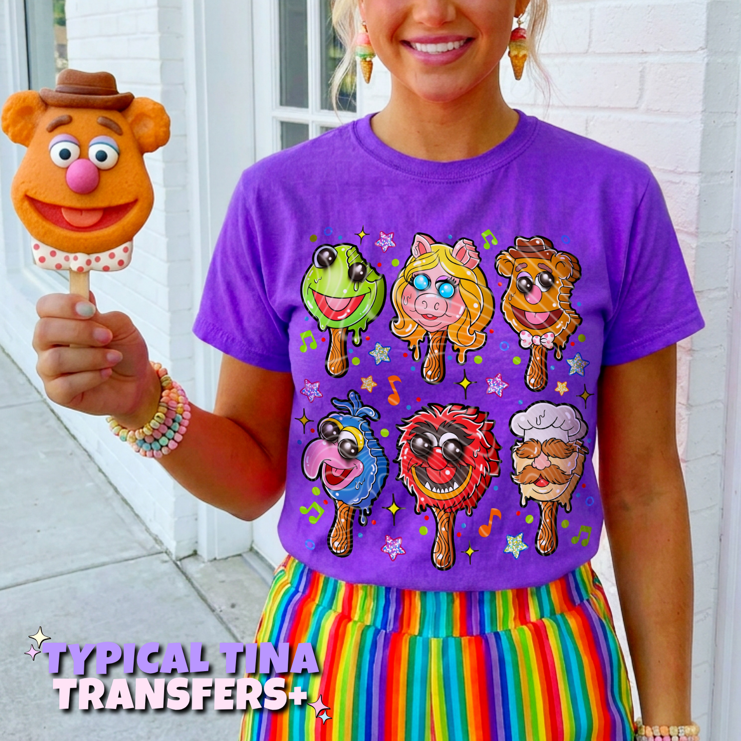 Muppet popsicles | DTF Transfers | POD