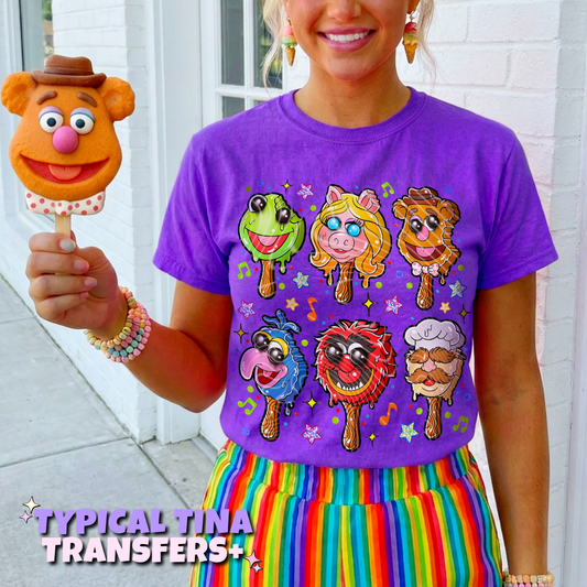 Muppet popsicles | DTF Transfers | POD