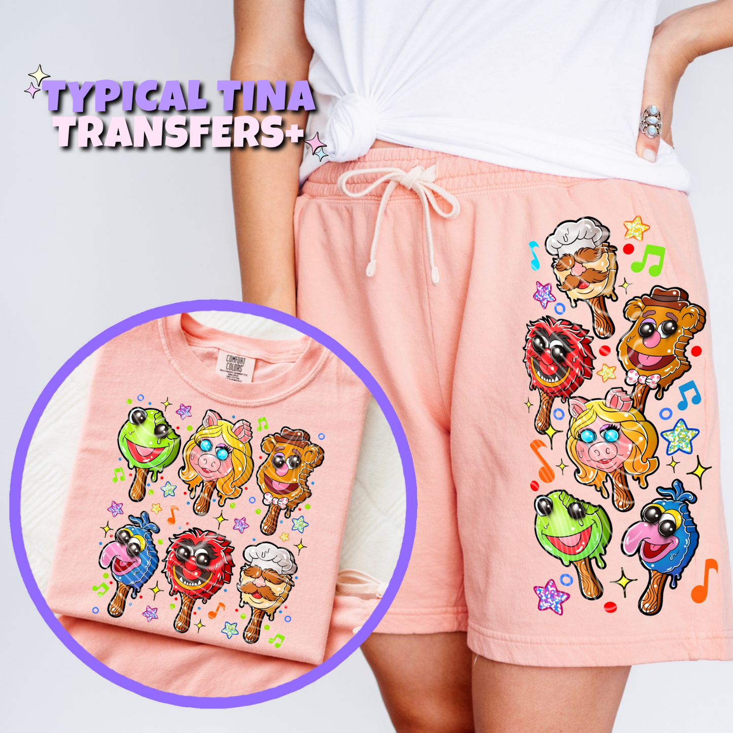 Muppet popsicles | DTF Transfers | POD