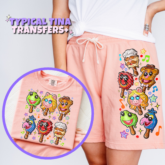Muppet popsicles | DTF Transfers | POD