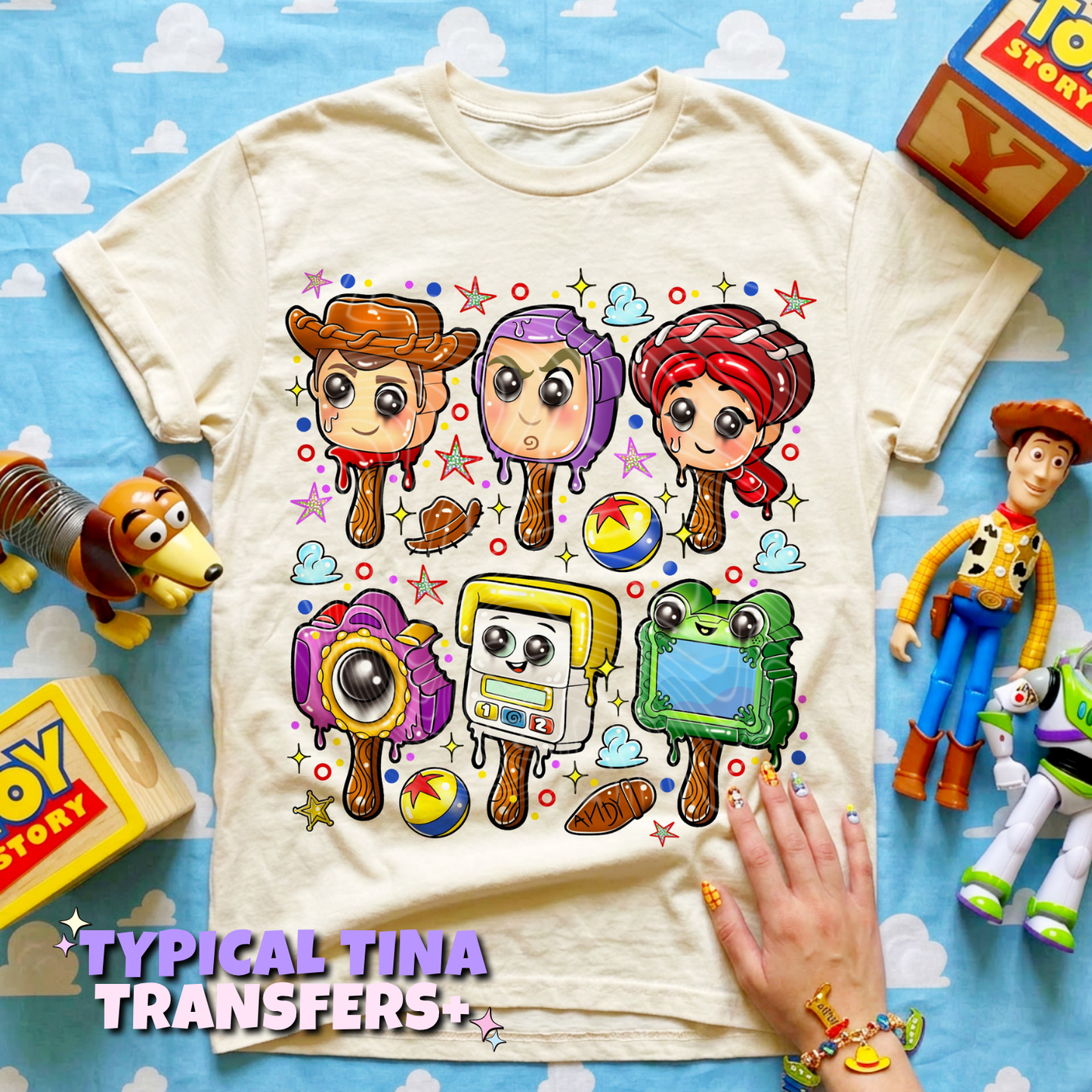 Toys popsicles | DTF Transfers | POD