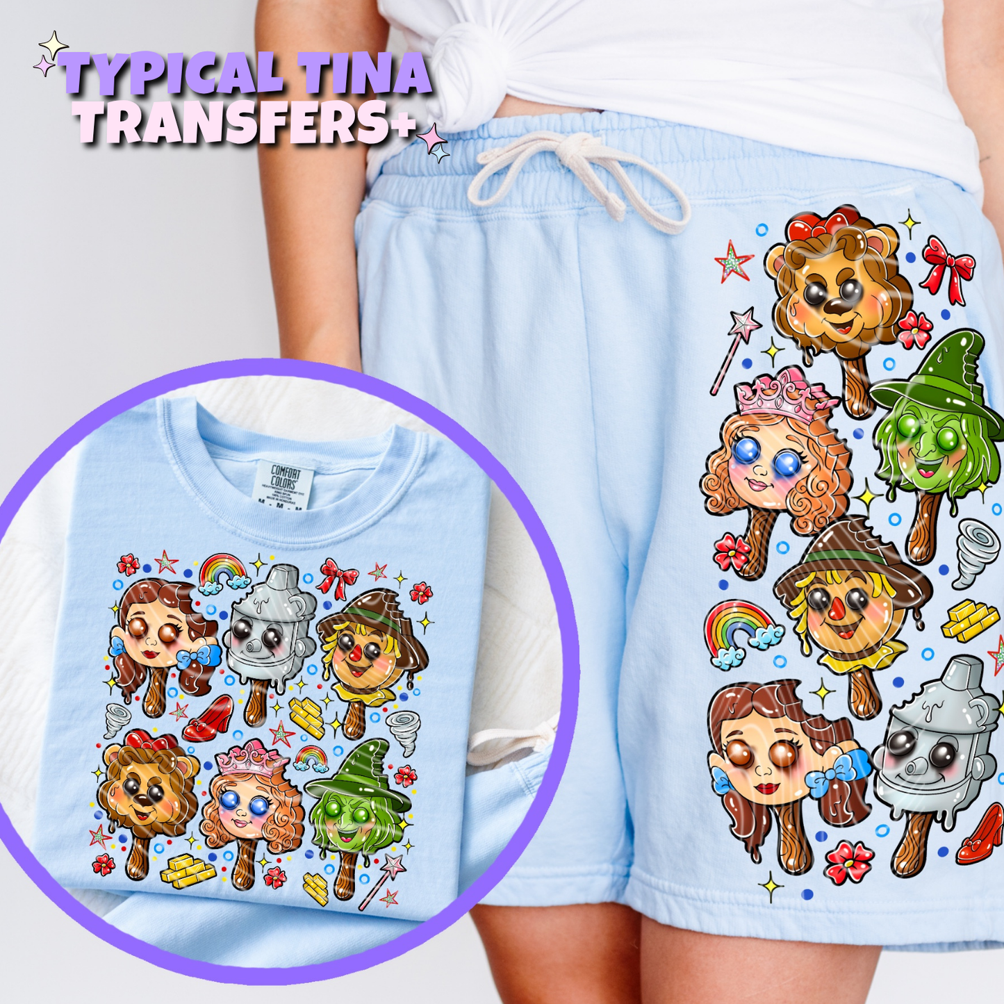 Wizard popsicles | DTF Transfers | POD